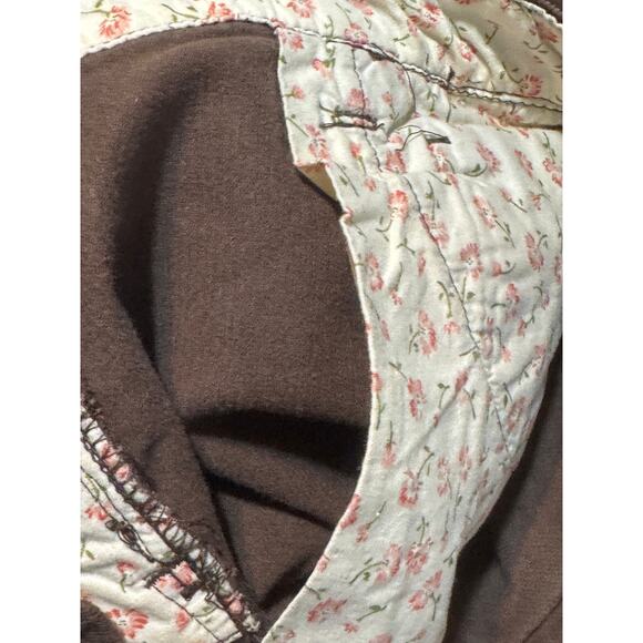 Guess Brown Corduroy Stretch Flare Low Rise Pants Jeans Y2K Style Women's 27 - Picture 13 of 14